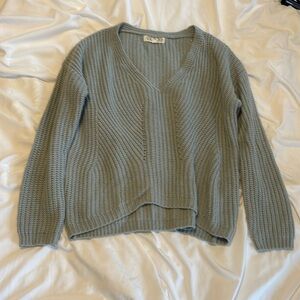 Light Blue v neck sweater